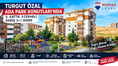 BATIKENT TURGUT ÖZAL ADA PARK KONUTLARI 4+1 DAİRE