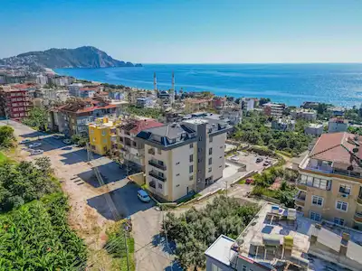 ALANYA DİNEKTE FULL DENİZ MANZARALI SATILIK 2+1 SIFIR DAİRE