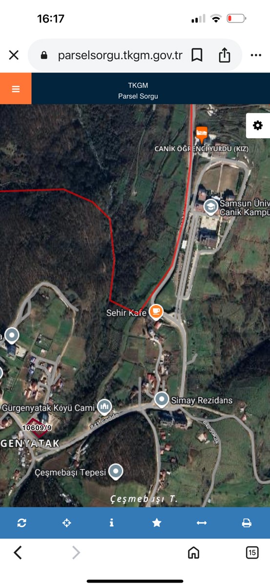 CANİK GÜRGENYATAK MAH. 1.655M² KONUT İMARLI-KAT KARŞILIĞI ARSA