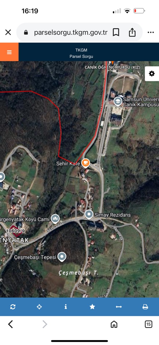 CANİK GÜRGENYATAK MAH. 1.655M² KONUT İMARLI-KAT KARŞILIĞI ARSA