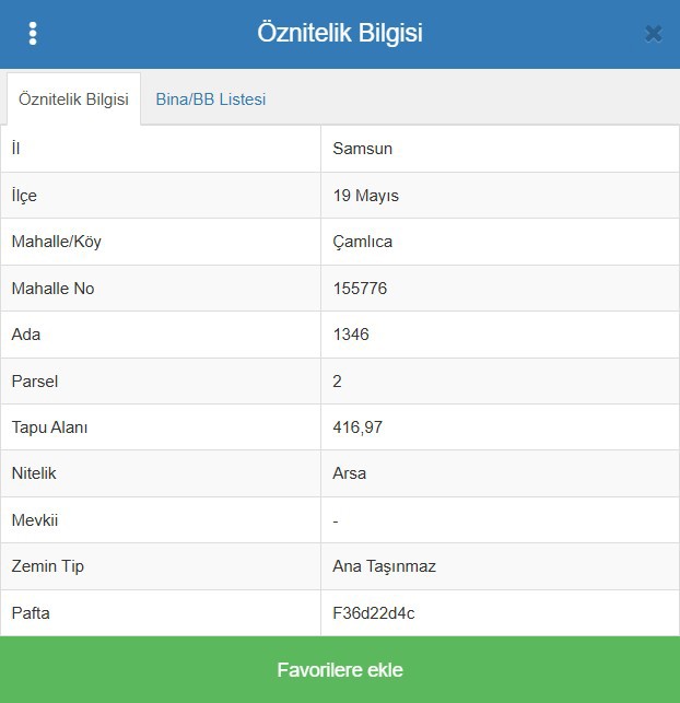 19 MAYIS MERKEZİ'NDE VİLLALIK! 2 KAT İMARLI KONUT ARSASI
