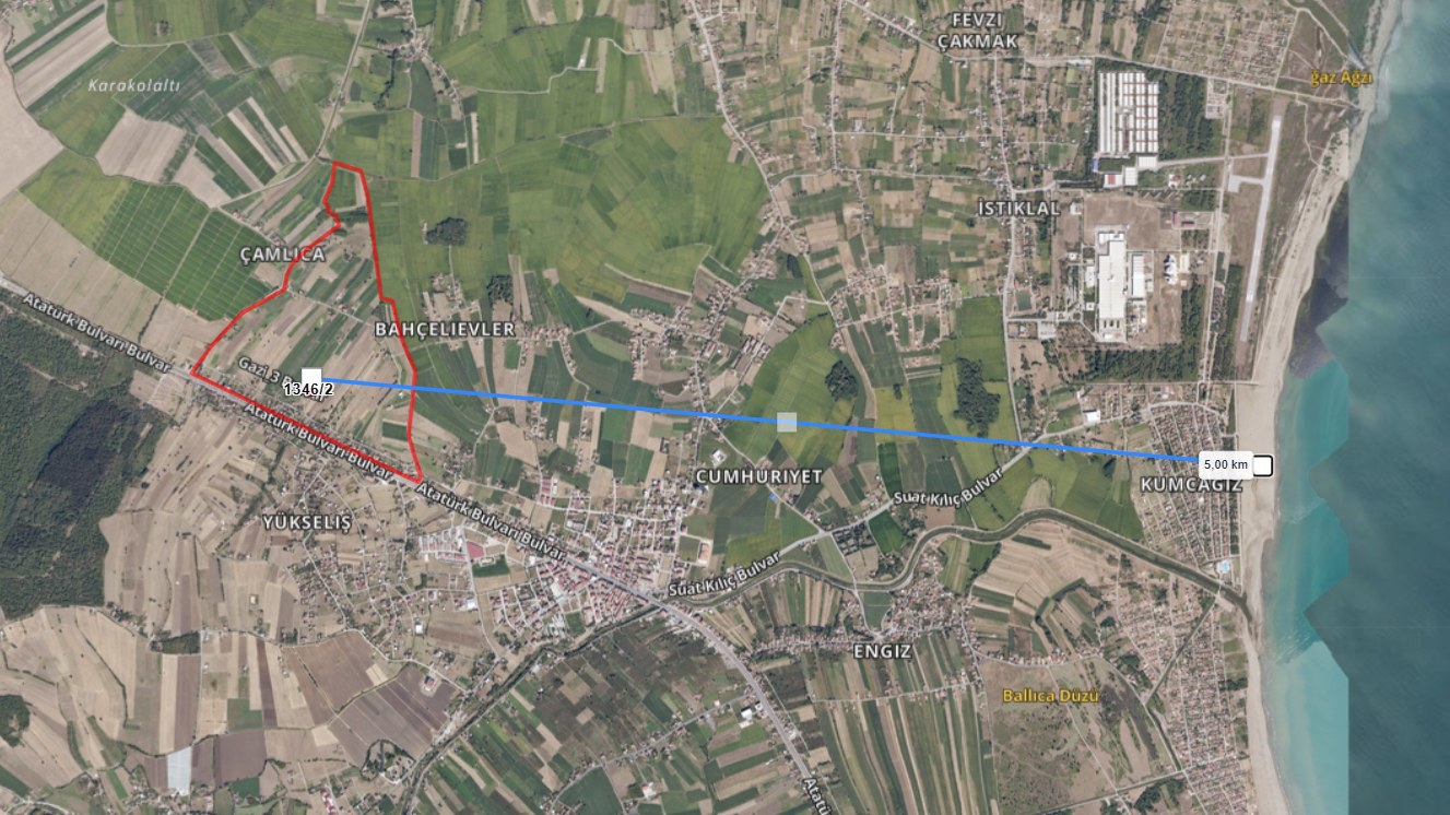 19 MAYIS MERKEZİ'NDE VİLLALIK! 2 KAT İMARLI KONUT ARSASI