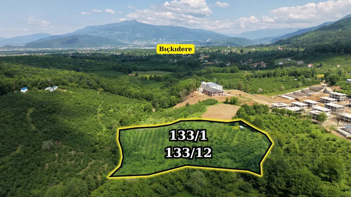 AKYAZI BIÇKIDEREDE 5.754 M² YOLU AÇILMIŞ, ELEKTRIK-SU MEVCUT