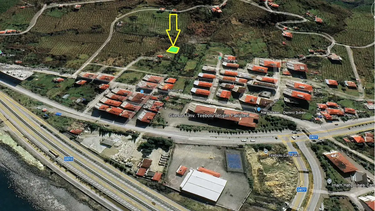 RE/MAX NADİR’DEN TİREBOLU DEMİRCİ’DE DENİZE 100 M | 7 KAT İMARLI PROJE ARSASI