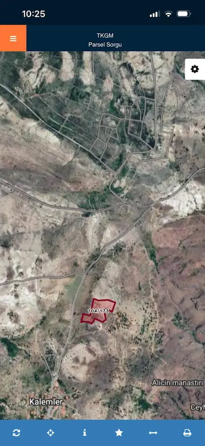 KIZILCAHAMAM KALEMLER KÖYÜ SATILIK HİSSELİ TARLA