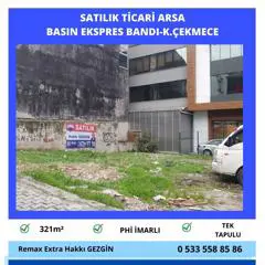 SATILIK BASIN EKSPRES CEPHELİ 321 M² TİCARİ ARSA