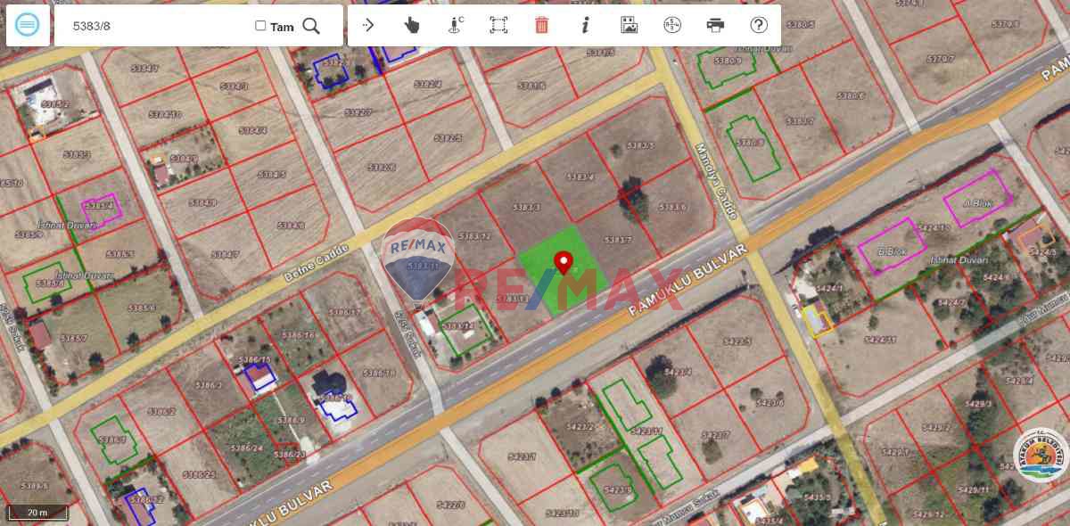 PAMUKLU'YA CEPHE SATILIK ARSA