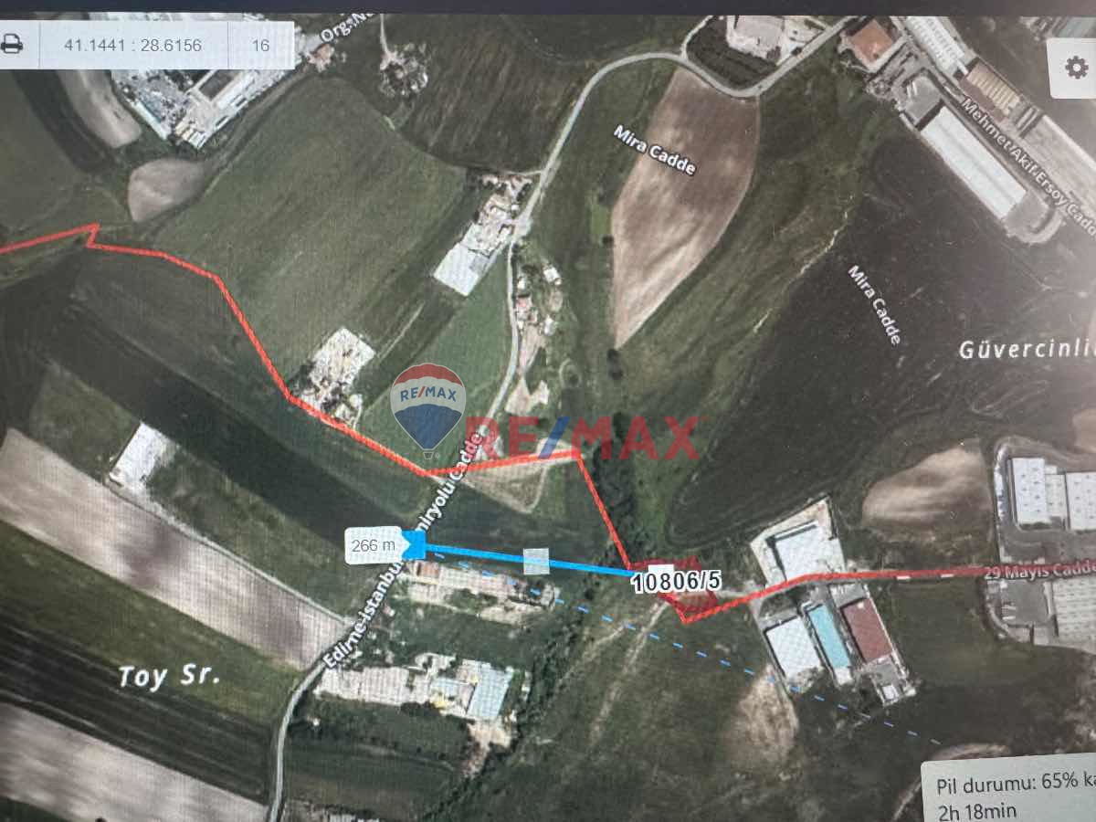 ARNAVUTKÖY YEŞİLBAYIR MEVKİİNDE SATILIK 1943 M2 TİCARİ İMARLI ARSA