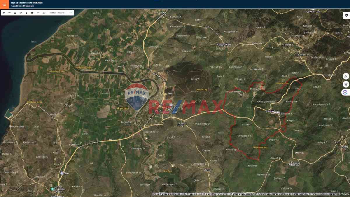 AYVACIK ÇAMKÖY'DE SATILIK TARLA