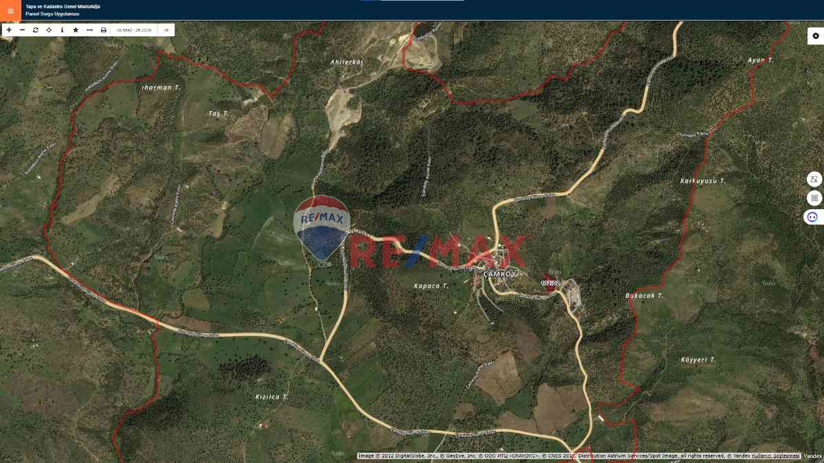 AYVACIK ÇAMKÖY'DE SATILIK TARLA