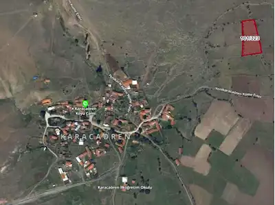 KÜTAHYA YENIKARACAÖREN'DE SATILIK 3.655 M² TARLA