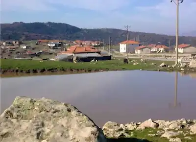 BERGAMA AVUNDUK’TA  KÖY MERKEZİNE YAKIN SATILIK TARLA 