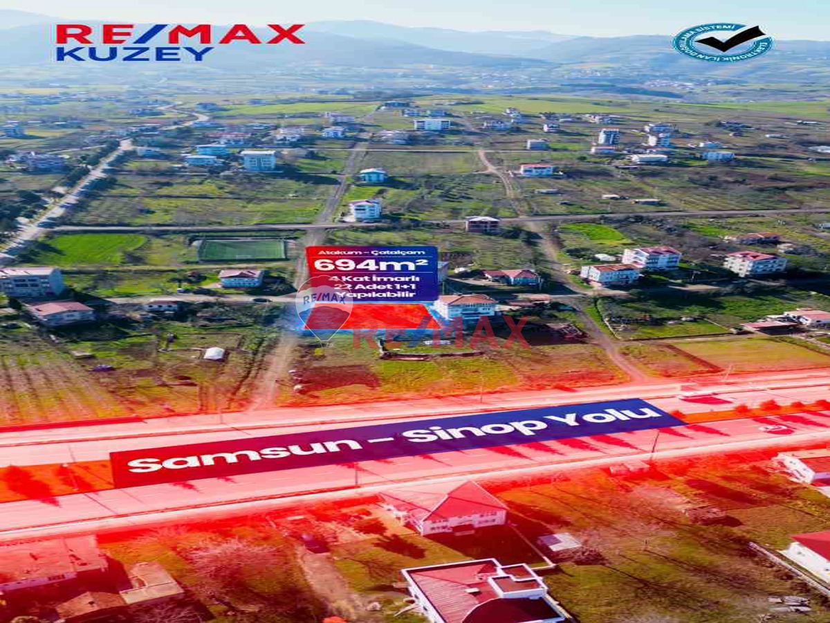 ATAKUM ÇATALÇAM 6 KAT İNŞAAT FULL DENIZ MANZARASI 