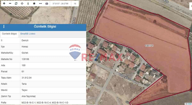 İMAR PLANI HAZIR GÜRLEYİK MERKEZDE 32 DÖNÜM FIRSAT ARAZİ