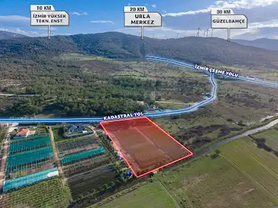 URLA BİRGİDE MÜSTAKİL TAPU 5 DÖNÜM ÜZERİ ELEKTRİK SU VAR TARLA!