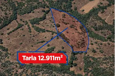 RE/MAX İNCİ'DEN DURSUNBEY KARAPINAR MAH. 12.911 M2 SATILIK TARLA 