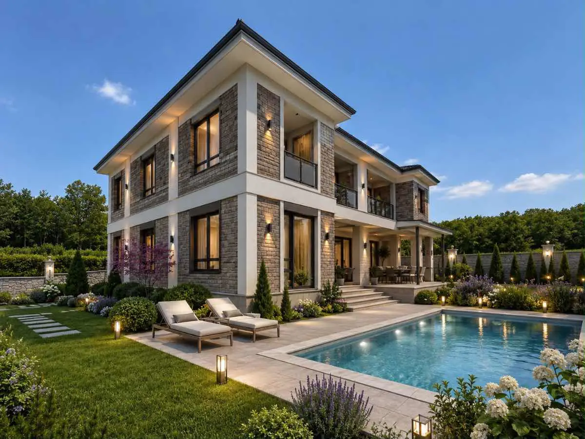 GÜMÜŞOVA YEŞILYAYLA'DA TAM MÜSTAKIL ARSALI, NATAMAM İKIZ VILLA! 