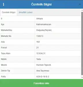 ANKARA  KAHRAMANKAZAN DAĞYAKA’DA SANAYI VE LOJISTIK AKSINA YAKIN  3.158 M² YATIRIMLIK ARAZI