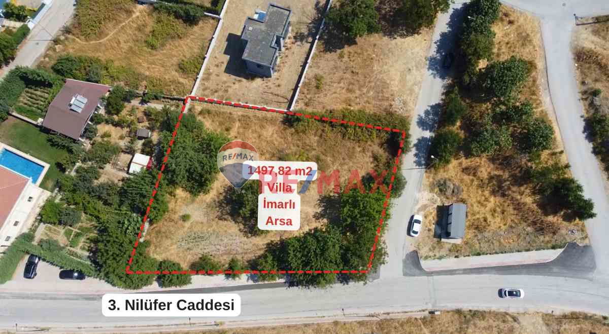 DOBURCA’DA 1500 M2 VİLLA İMARLI KÖŞE PARSEL ARSA