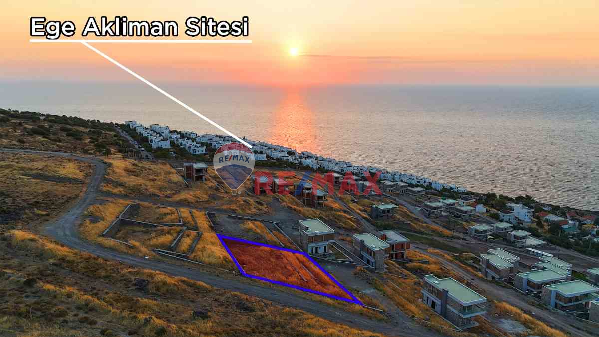 RE/MAX İNCİ'DEN  AYVACIK BABAKALE'DE 690M2 VİLLA İMARLI SATILIK ARSA 