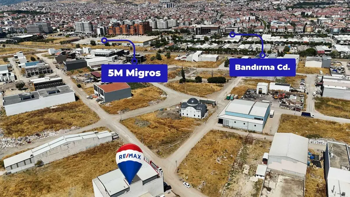 RE/MAX MİD BALIKESİR KARESİ PAŞAALANI SANAYİ BÖLGESİNDE SATILIK STRATEJİK TİCARİ BİNA