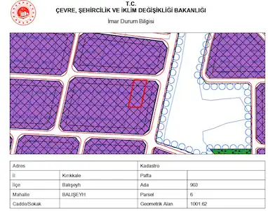 KIRIKKALE BALIŞEYH DE YATIRIMIN MERKEZINDE SANAYI İMARLI ARSA