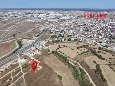 ÇERKEZKÖY KIZILPINARDA,4 KAT KONUT İMARLI 601M2 SATILIK ARSA