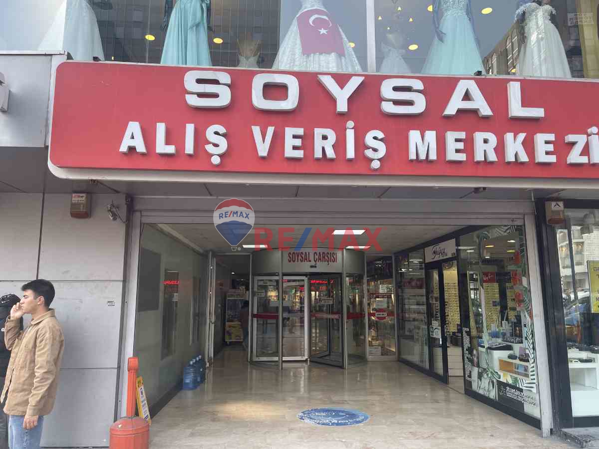 SOYSAL ÇARŞISINDA 20 M2 SATILIK DÜKKAN