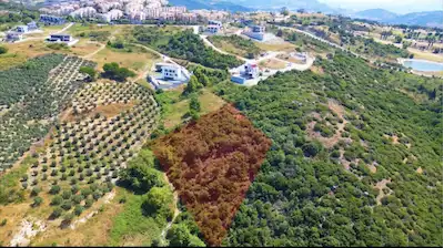 KUŞADASI SAMOS MILLIPARK MANZARALI VİLLA İMARLI ARSA