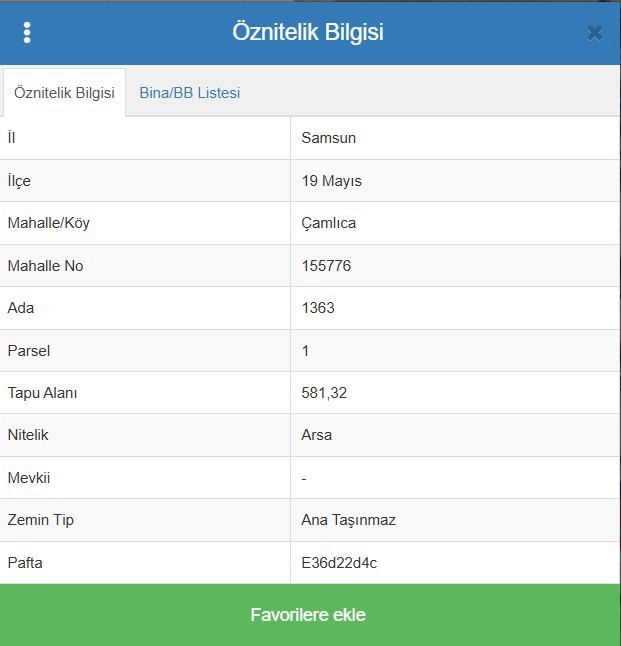 19 MAYIS MERKEZİ'NDE 581 M² ARSA! 697 M² İNŞAAT HAKKIYLA!