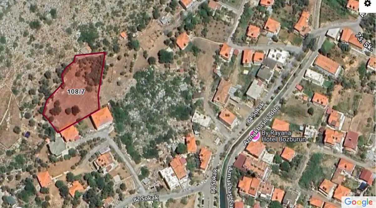 MARMARİS BOZBURUN’DA 3.237 M² | DENİZE 330 MT | YATIRIM FIRSATI