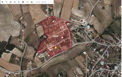 ÇATALCA ÖRENCİK'TE 42 DÖNM TARLADA 473 M2 FİİLİ KLNMLI HİSSE(2)