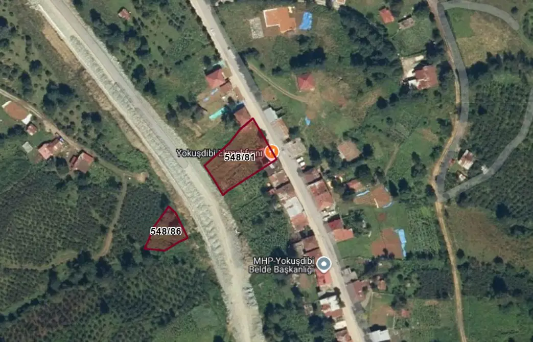 KABADÜZ YOKUŞDİBİ MERKEZ’DE YENİ ÇAMBAŞI YOLUNA CEPHE 661 M² ARSA