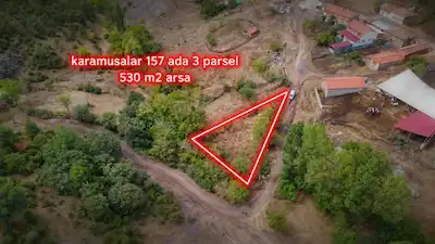 LAPSEKİ KARAMUSALAR’DA İMAR İÇİNDE 530 M² ARSA