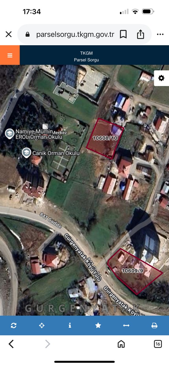 CANİK GÜRGENYATAK MAH.1.170M² KONUT İMARLI KAT KARŞILIĞI ARSA