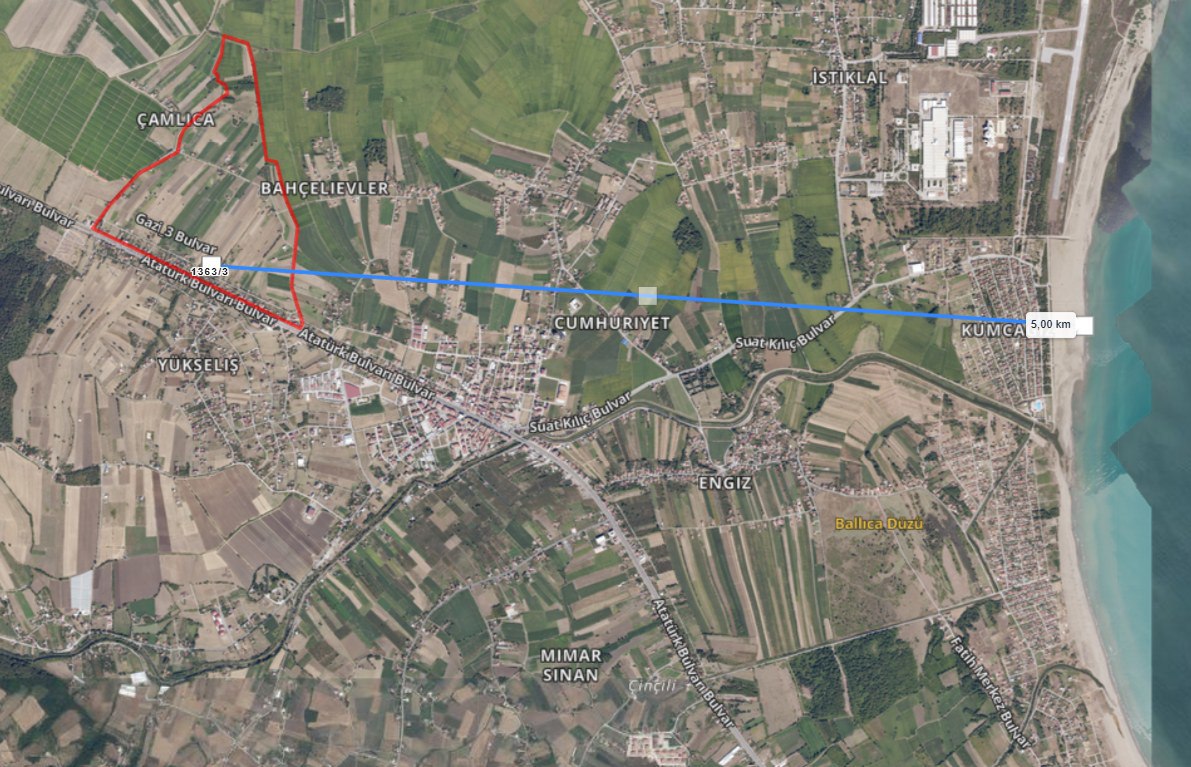 SAMSUN 19 MAYIS MERKEZİ'NDE 1.20 EMSAL! 3 KAT İMARLI FIRSAT ARSA