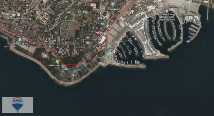 TUZLA MARİNANIN KARŞINDA KİRALIK ARSA.
