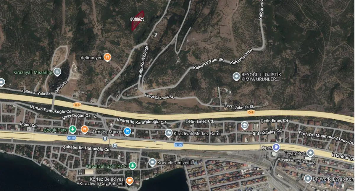 KOCAELİ KÖRFEZ 948 M² SATILIK TARLA