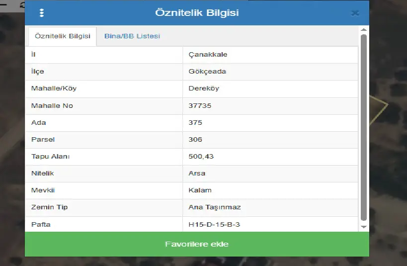 GÖKÇEADA'DA FIRSAT! DEREKÖY KALAM MEVKİİNDE YOLU AÇIK MÜSTAKİL TAPULU ARSA