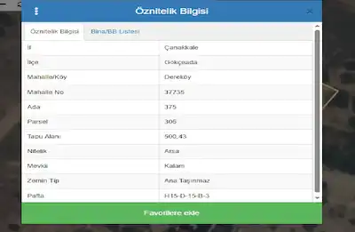 GÖKÇEADA'DA FIRSAT! DEREKÖY KALAM MEVKİİNDE YOLU AÇIK MÜSTAKİL TAPULU ARSA