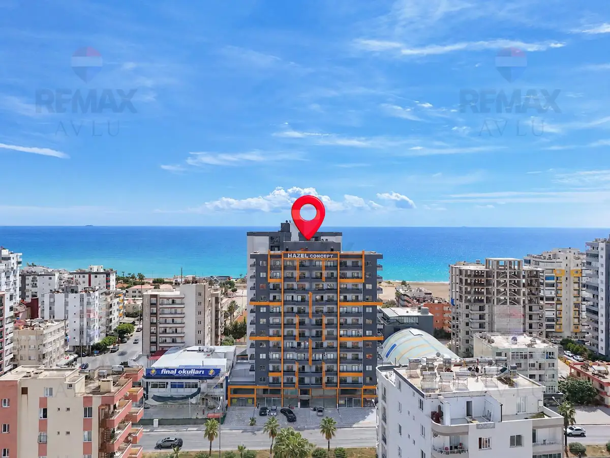 REMAX AVLU'DAN ERDEMLİ'DE EŞYALI/EŞYASIZ SIFIR KİRALIK 1+1 DAİRE