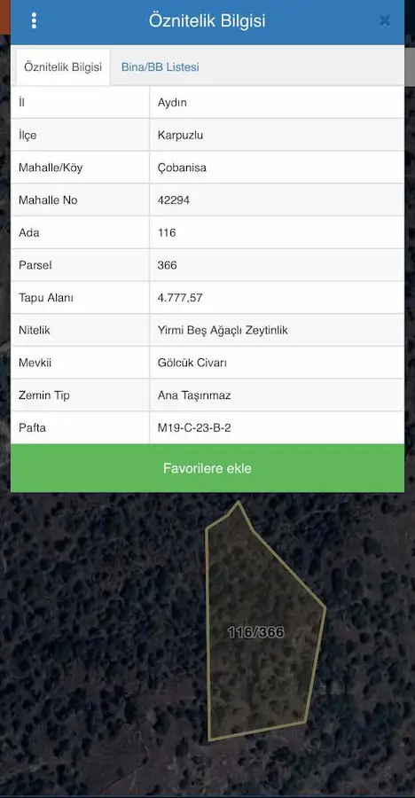 AYDIN KARPUZLU ÇOBANİSA’DA MÜSTAKİL PARSEL ZEYTİNLİK