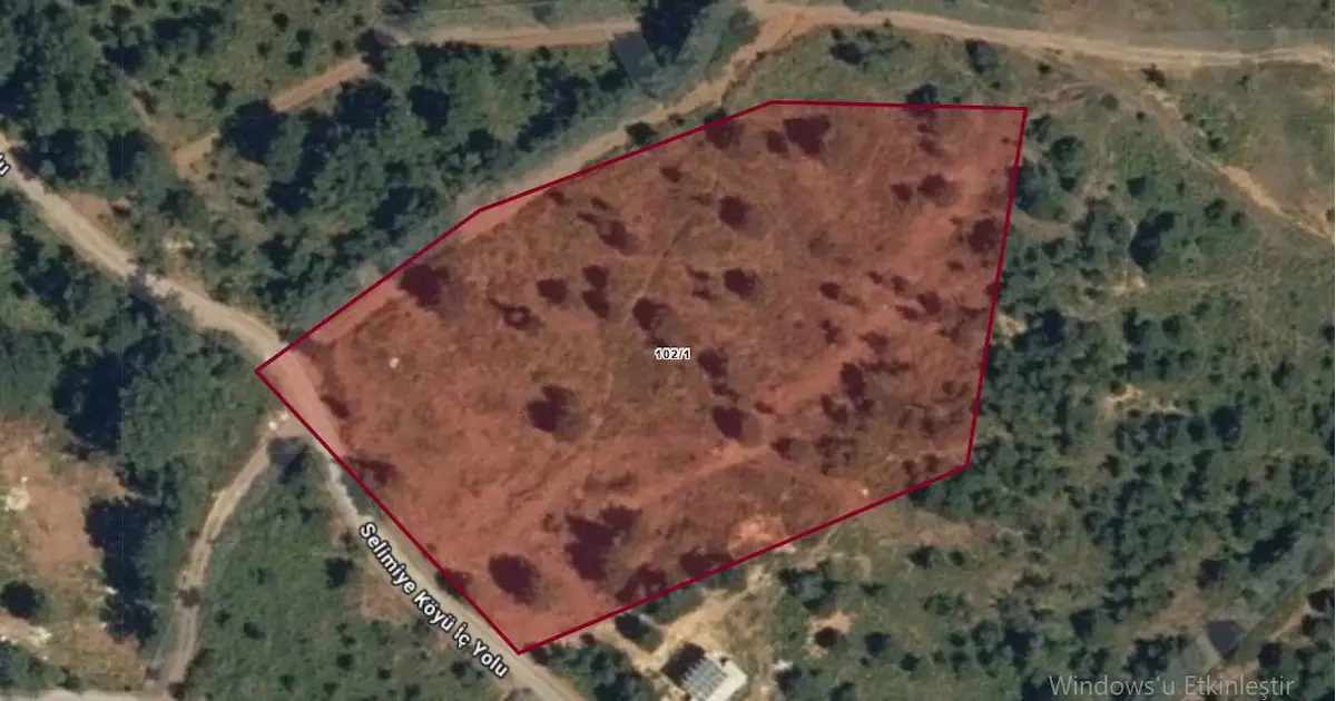YALOVA ARMUTLU SELİMİYE'DE SATILIK 7.930M² TARLA TEK TAPU