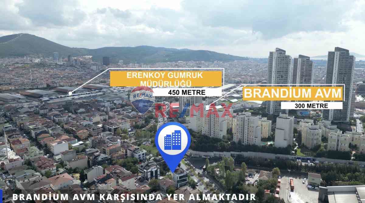 ATASEHIR BRANDİUM KARSISI ANA CADDE ÜZERİ SATILIK IMARLI ARSA
