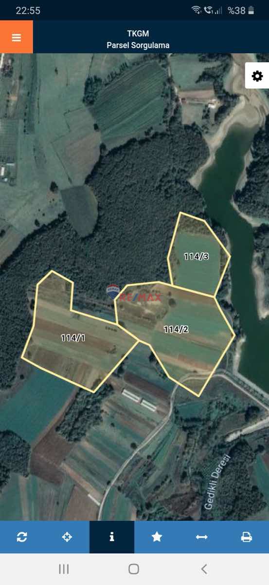 İZMİT BİBEROĞLUNDA 3 AYRI TAPU TOPLAM 144 DÖNÜM SATILIK TARLA