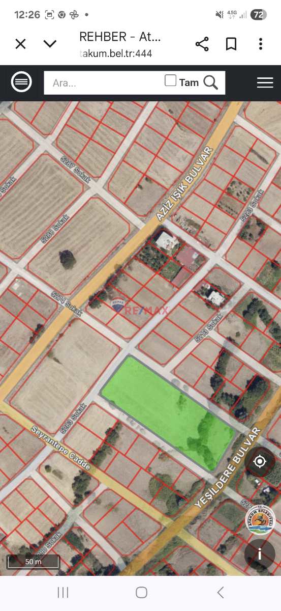 KAT KARŞILIĞI YADA SATILIK 6578 M2