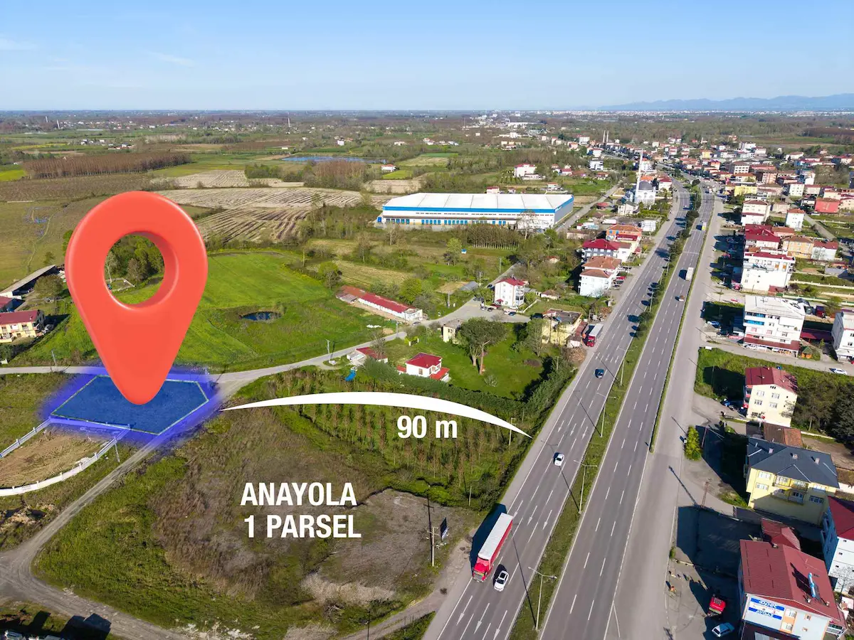 SAMSUN-ORDU ANA YOLA 1 PARSEL 4 KATA İMARLI DEĞERLI ARSA