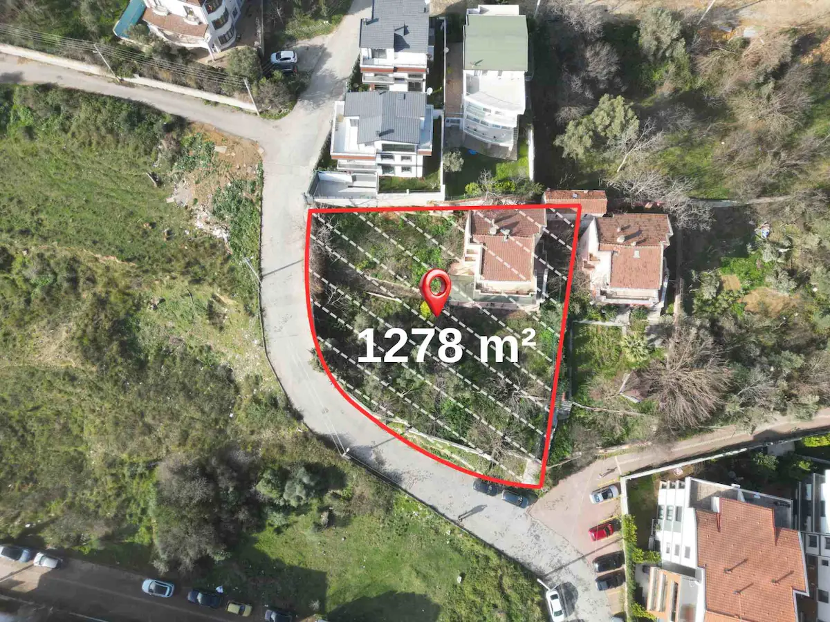CAMI MAHALLESINDE FULL DENIZ MANZARALI 1278 M² KONUT İMARLI ARSA
