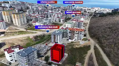 PAMUKLU BULVARINDA TRAMVAYA 500M 5 DAKIKA YÜRÜME MESAFESINDE 1+1 DAİRE