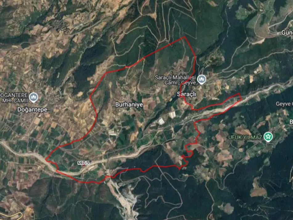 SAKARYA GEYVE BURHANİYE - YATIRIMLIK SATILIK 1.497M2 TARLA